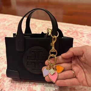 Roller Rabbit X Target Gold and Orange Heart Charm